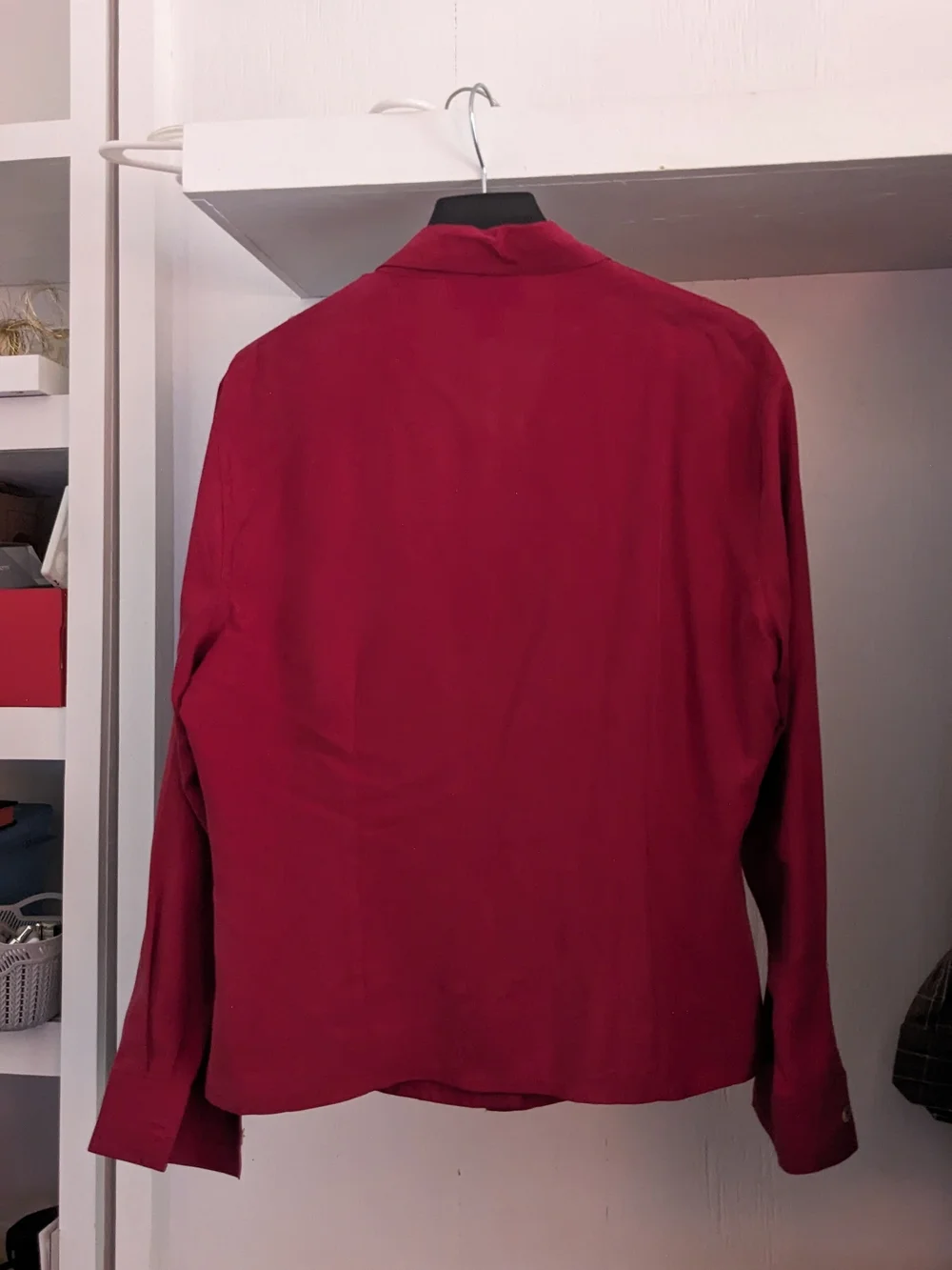 Vintage silk button